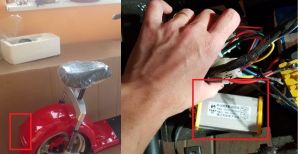 Měnič napětí z 60v na 12v El-ko pro elektrickou koloběžku 