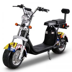 Elektrické koloběžky, elektrické tříkolky Elektrická koloběžka, skútr, scooter, kolobrnda dva motory 3000W, 1500 W + 1500 W baterie 40 Ah dojezd 120 km černé barvy Elektrické koloběžky, elektrické tříkolky