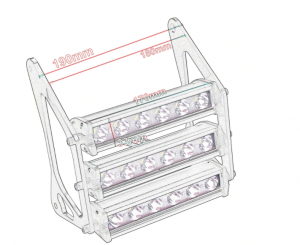 Elektrické koloběžky, elektrické tříkolky Agresivní přední led světlo pro elektrický skútr Elektrické koloběžky, elektrické tříkolky