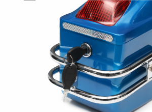 Elektrické koloběžky, elektrické tříkolky Luxusní boční boxy ze světly pro elektricky skútr Elektrické koloběžky, elektrické tříkolky