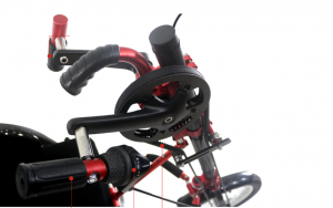 Elektrické koloběžky, elektrické tříkolky Manuální kolo pro invalidní vozík vozíku EL-KO III Elektrické koloběžky, elektrické tříkolky