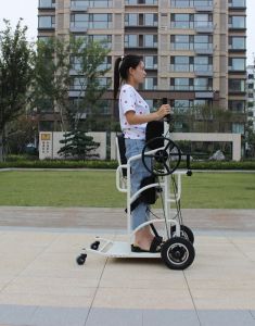 Elektrické koloběžky, elektrické tříkolky Mechanický pojízdný vertikalizací stojan pro postižené osoby Elektrické koloběžky, elektrické tříkolky