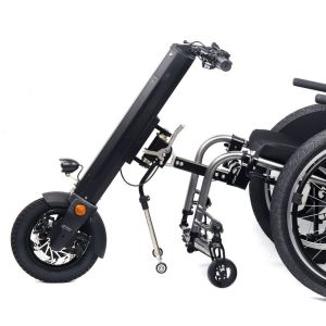  Přídavný pohon, elektrické kolo  pro invalidní vozík, Elektrický pohon invalidního vozíku EL-KO Red