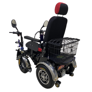 Elektrické koloběžky, elektrické tříkolky Terénní invalidní čtyřkolka vozík 600w 20Ah rychlost 20km/h. Elektrické koloběžky, elektrické tříkolky