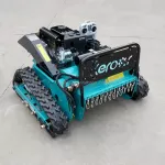 Elektrické koloběžky, elektrické tříkolky Benzinová robotická svahová sekačka na dálkové ovládaní, i jako stroj na úklid sněhu. El-ko Elektrické koloběžky, elektrické tříkolky