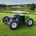 Elektrické koloběžky, elektrické tříkolky Benzinová RC robotická svahová sekačka na dálkové ovládaní 4x4 Elektrické koloběžky, elektrické tříkolky