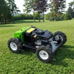 Elektrické koloběžky, elektrické tříkolky Benzinová RC robotická svahová sekačka na dálkové ovládaní 4x4 Elektrické koloběžky, elektrické tříkolky