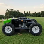 Elektrické koloběžky, elektrické tříkolky Benzinová RC robotická svahová sekačka na dálkové ovládaní 4x4 Elektrické koloběžky, elektrické tříkolky