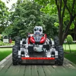 Elektrické koloběžky, elektrické tříkolky Benzinová RC robotická svahová sekačka na dálkové ovládaní 4x4 Elektrické koloběžky, elektrické tříkolky