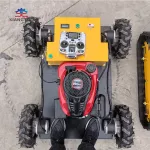 Elektrické koloběžky, elektrické tříkolky Benzinová RC robotická svahová sekačka na dálkové ovládaní 4x4 Elektrické koloběžky, elektrické tříkolky