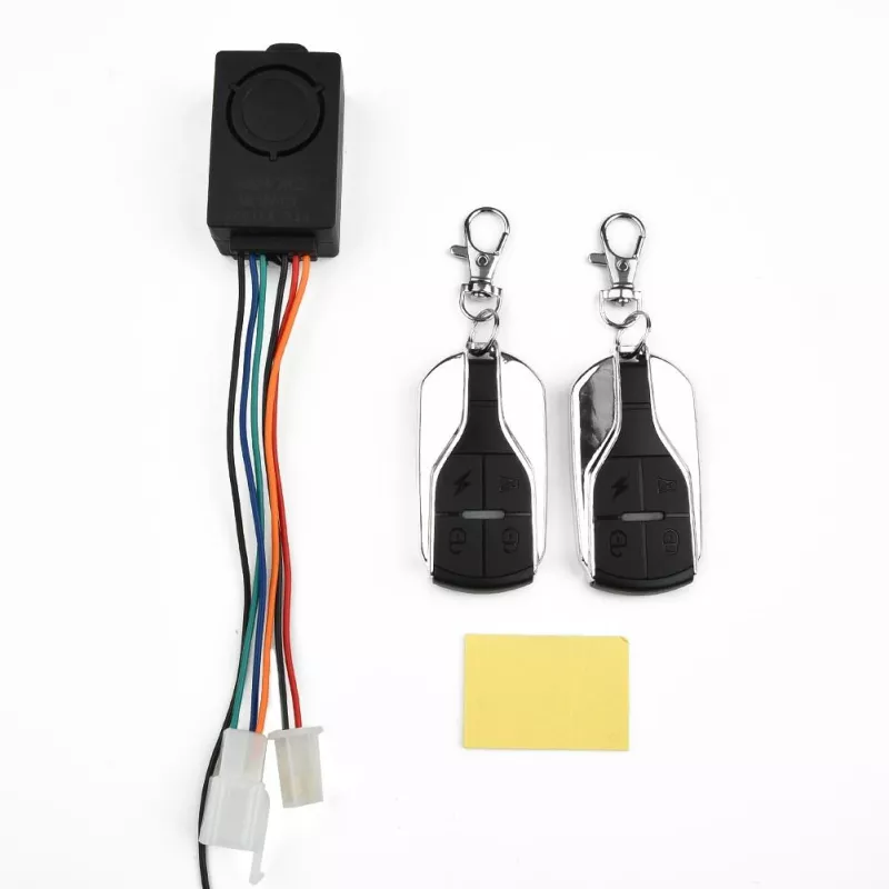 Elektrické koloběžky, elektrické tříkolky Bezpečnostní alarm na elektrický skútr s dálkovým ovládáním, bezpečnostní alarm elektrický skútr, alarm elektro skútr dálkové ovládání, alarm na elektrický skútr, zabezpečení elektrický skútr, alarm proti krádeži elektro skútr, dálkový alarm Elektrické koloběžky, elektrické tříkolky