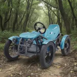 Elektrické koloběžky, elektrické tříkolky Elektrická buggy 1000W (2×500W) 48V 20Ah– terénní čtyřkolový kart Elektrické koloběžky, elektrické tříkolky