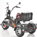Elektrické koloběžky, elektrické tříkolky Elektrická tříkolka koloběžka 40 AH street styl city coco chrom dojezd 120 km vyndavací baterie Elektrické koloběžky, elektrické tříkolky