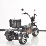 Elektrické koloběžky, elektrické tříkolky Elektrická tříkolka koloběžka 40 AH street styl city coco chrom dojezd 120 km vyndavací baterie Elektrické koloběžky, elektrické tříkolky