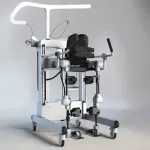 Elektrické koloběžky, elektrické tříkolky Elektrické nohy exoskelet pro imitaci chůzí ochrnuté osoby, mrtvíce, porucha chůze. Elektrické koloběžky, elektrické tříkolky