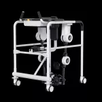 Elektrické nohy exoskelet pro imitaci chůzí ochrnuté osoby, mrtvíce, porucha chůze. 