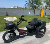 Elektrický kolo tříkolka 1000W 50Ah Oj