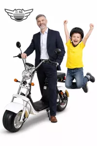 Elektrické koloběžky, elektrické tříkolky Elektrický skútr 1500 W baterie 20 Ah dojezd 70 km, elektrický skútr 1500 W, elektrický skútr 20 Ah, elektrický skútr dojezd 70 km, elektro skútr 1500W, elektrický skútr dlouhý dojezd, městský elektrický skútr Elektrické koloběžky, elektrické tříkolky