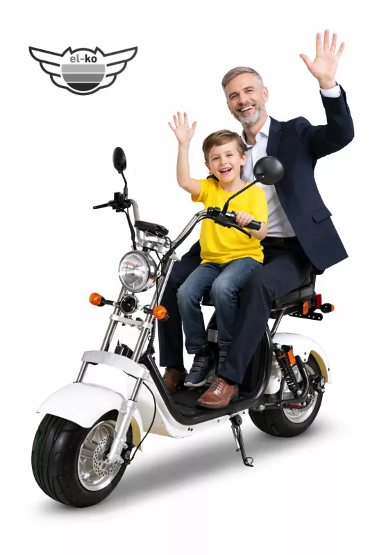 Elektrické koloběžky, elektrické tříkolky Elektrický skútr 1500 W baterie 20 Ah dojezd 70 km, elektrický skútr 1500 W, elektrický skútr 20 Ah, elektrický skútr dojezd 70 km, elektro skútr 1500W, elektrický skútr dlouhý dojezd, městský elektrický skútr Elektrické koloběžky, elektrické tříkolky