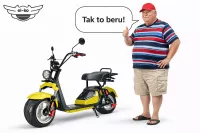 Elektrický skútr, Elektrická koloběžka,Chooper City Coco N-4 Chameleon 1500 W baterie 20 Ah ,City Coco N-4 Chameleon, elektrický skútr City Coco, elektrická koloběžka City Coco, City Coco 1500 W, elektrický skútr 20 Ah, chopper elektrický skútr