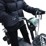 Zimní teplé rukavice na řídítka – vhodné pro skútr, kolo, motorku i elektrický pohon k invalidnímu vozíku. Chrání ruce před větrem, deštěm a mrazem, ideální pro celoroční ježdění.