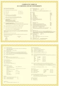 Co je COC list a proč je důležitý? COC list (Certificate of Conformity) je dokument potvrzující, že elektrický skútr nebo elektrická tříkolka splňuje evropské technické normy.  K čemu slouží COC list?