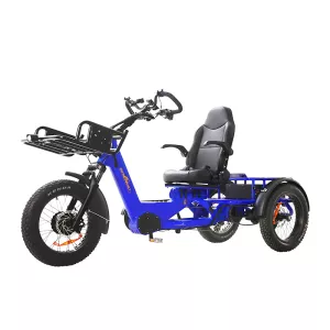 Elektrické koloběžky, elektrické tříkolky Elektrický kolo tříkolka 1750 W / 48v 60Ah dojezd 200km Elektrické koloběžky, elektrické tříkolky