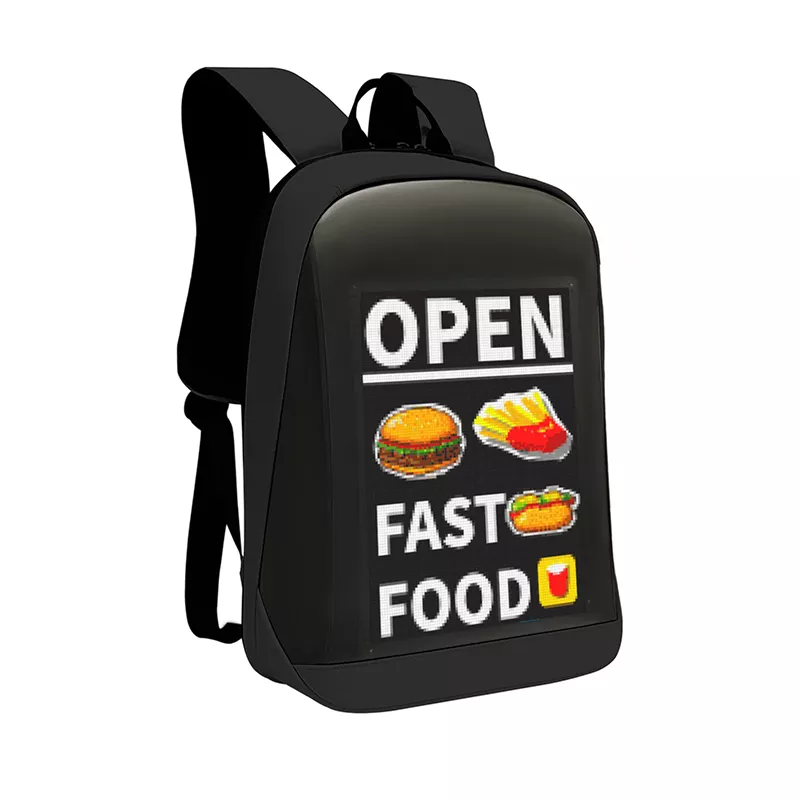 Elektrické koloběžky, elektrické tříkolky LED Batoh s monitor – chytrý batoh s displejem Elektrické koloběžky, elektrické tříkolky