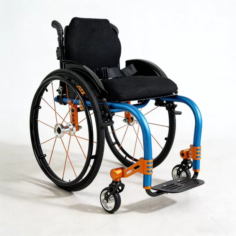 Elektrické koloběžky, elektrické tříkolky Manuální invalidní vozík EL-KO 5 lehké provedení | každodenní použití | pohodlí Elektrické koloběžky, elektrické tříkolky