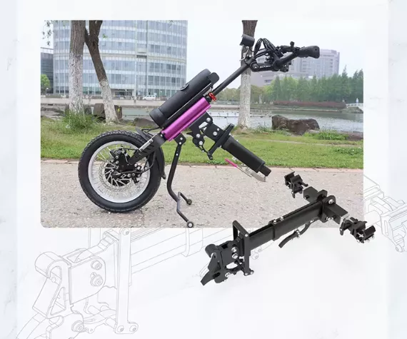 Elektrické koloběžky, elektrické tříkolky Přídavný pohon G 1, elektrické kolo pro invalidní vozík 400W 8Ah nebo 15Ah Elektrické koloběžky, elektrické tříkolky