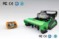 Svahová sekačka na dálkové ovládání KRT-800F (benzínová) – profesionální pásová mulčovací sekačka do extrémních svahů