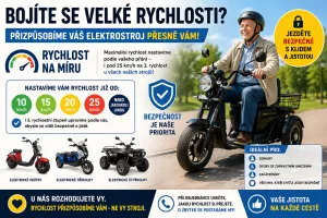 Bojíte se vysoké rychlosti? Přizpůsobíme váš elektrostroj přesně vašim potřebám.