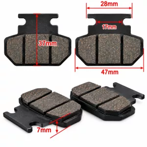 brzdové destičky na elektrický skútr, brzdové destičky elektro skútr, brake pads electric scooter, brzdové destičky sada 2 ks, náhradní brzdové destičky elektrický skútr, kotoučové brzdy elektro skútr