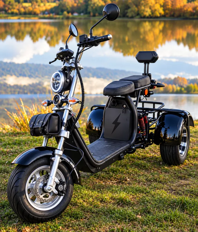 Elektrické koloběžky, elektrické tříkolky Elektrická tříkolka 2000W 40Ah – silniční kola, dojezd až 120 km, vyndavací baterie, elektrická tříkolka, elektrická tříkolka 2000W, elektrická tříkolka 40Ah, elektrická tříkolka dojezd 120 km, elektrická tříkolka s vyndavací baterií Elektrické koloběžky, elektrické tříkolky