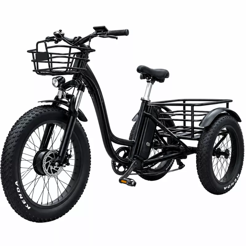 Elektrické koloběžky, elektrické tříkolky Elektrická tříkolka kolo 750 W / 18 Ah s velkým zadním košem – pohodlné nákupy bez námahy ⚡elektrická tříkolka, elektrická tříkolka 750W, elektrické tříkolové kolo, tříkolka na nákupy, elektrická tříkolka s košem, stabilní elektrokolo, Elektrické koloběžky, elektrické tříkolky