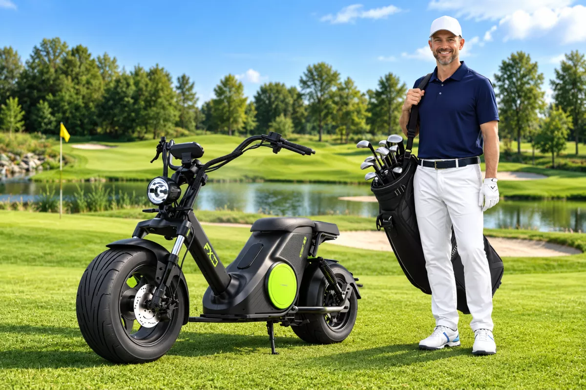 Elektrické koloběžky, elektrické tříkolky Elektrický skútr MAX III Cross | 3000 W | baterie 30 Ah | dojezd až 80 km | na golf i jen tak, elektrický skútr na golf, golfový elektrický skútr, MAX III Cross, elektrický skútr 3000w, elektrický skútr 30Ah, elektrický skútr dojezd 80 km, elektrický Elektrické koloběžky, elektrické tříkolky