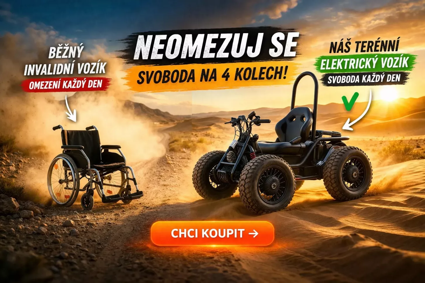terénní čtyřkolka